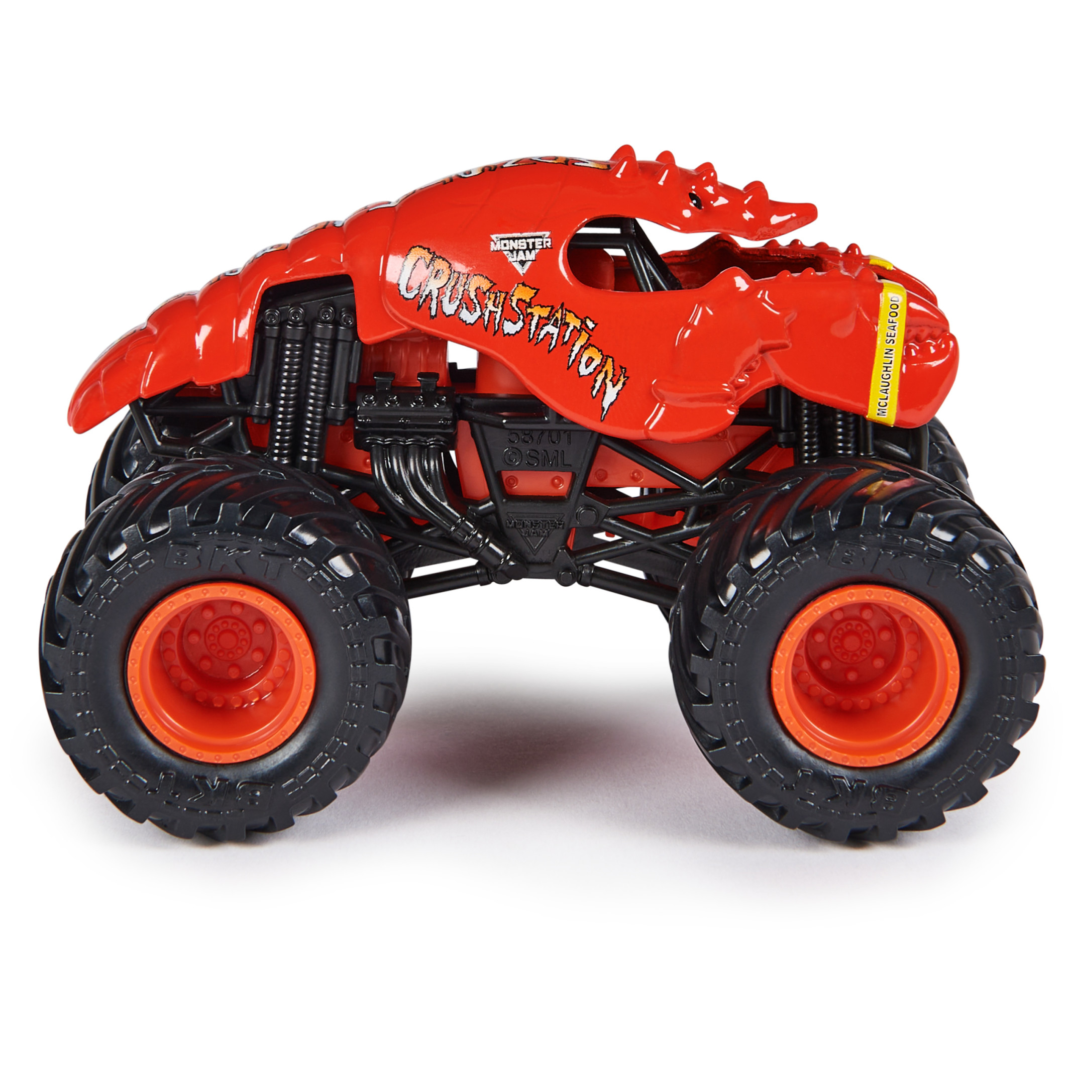 Monster Jam, Official Crushstation Monster Truck, Die-Cast Vehicle, 1: ...