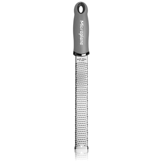 Microplane Grater Premium Classic Series Zester, 18/8, Grey,46901,Gray