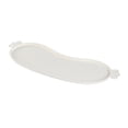 thumbnail image 1 of Alfombrilla para comida de mascotas, plegable, con borde elevado, lavable y antideslizante. blanco, 1 of 9
