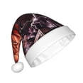 thumbnail image 2 of Saiise Chucky Ax Christmas Hat,Santa Hat,Xmas Holiday Hat for Adults,Unisex Velvet Classic Santa Hat for Xmas New Year Party Headwear, 2 of 7