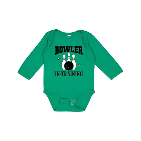 

Inktastic Future Bowler in Training Bowling Gift Gift Baby Boy or Baby Girl Long Sleeve Bodysuit