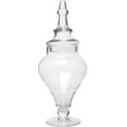 thumbnail image 7 of MyGift Clear Glass Apothecary Jars (3 Piece Set) Decorative Weddings Candy Buffet, 7 of 7