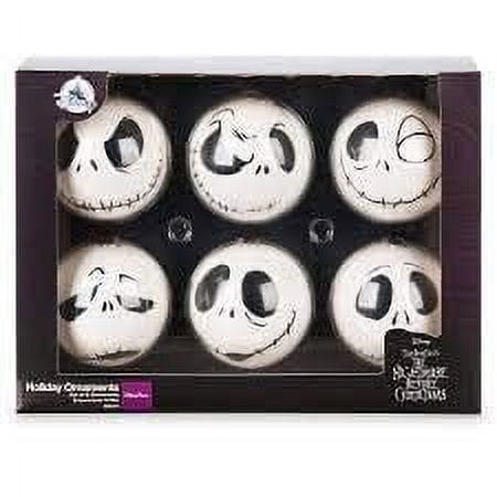 Theme Parks Disney Holiday Ornament Jack Skellington Emotions Box Set of 6 New