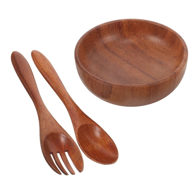 Cuenco de madera Vajilla Cuchara para ramen Cuenco de madera para servir Ensaladera grande Cuenco para palomitas de maíz para microondas Cuenco de madera para frutas Bebé