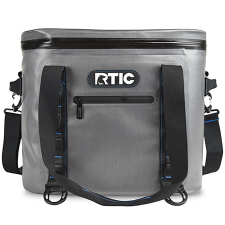 RTIC SoftPak 30 Cold Cooler Soft Pack Blue Grey Camping Flipper Hopper NEW 2018 