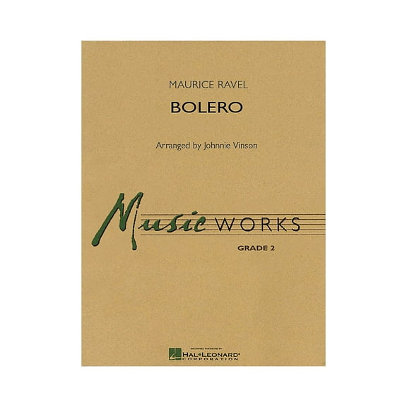Hal Leonard Bolero (Young Concert Band Edition) (MusicWorks Grade 2) Concert Band Level 2 Arranged by Johnnie Vinson