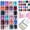 A, variant on 576PCS Press on Nails Set, 24 Colors Press on Nails Short Square Matte&Glossy&Glitter&French Nails Short Round, Reusable Fake Nails Kit for Women Girls DIY Manicure