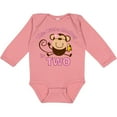 thumbnail image 3 of Inktastic Little Monkey Girl 2nd Birthday Girls Long Sleeve Baby Bodysuit, 3 of 5