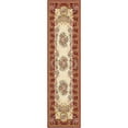 thumbnail image 2 of Unique Loom Outdoor Traditional Collection Area Rug - Palazzo (2'  x 8' Runner Burgundy Red and Ivory/Gold), 2 of 9