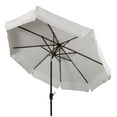 thumbnail image 7 of Safavieh PAT8008A Collection Milan Fringe 98.82" White Solid Print Octagon Tilting, UV Resistant, 7 of 7