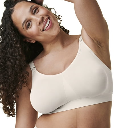 BRAVADO! DESIGNS Sustainable Nursing Bra | Body Silk Seamless | Antique White | L-Plus