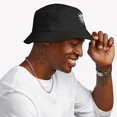 thumbnail image 2 of Art white on black Leeds United bucket hat (YJD), 2 of 4