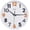 White, variant on Modern Wall Clock, 10 Inch Silent Non-Ticking Battery Operated – Easy to Read Minimalist Design Quartz Analog Clock – Stylish Home Decor for Living Room, Bedroom, Kitchen, Office (Black, 10 Inch)