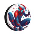 thumbnail image 1 of Cute Cartoon Spider Man Spare Tire Cover Wheel Protectors For Trailer Rv Suv Truck Camper Travel Fits For Tire Diameter 17 Inch, 1 of 7