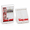 White-Pack of 2, variant on Black Pack of 2 Outdoor Brochure Boxes with Snap Shut Lids, Document Holders for 8.5x11 Flyers and Literature