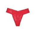 thumbnail image 2 of JENNI Intimates Red Thong Underwear Plus ONE SIZE, 2 of 2
