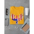 thumbnail image 3 of USA Eagle Flag Design Men T-Shirt, Male x-Large, 3 of 4