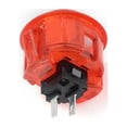 thumbnail image 3 of facefd Push Button Game Machine Transparent Clear Fittings Console Raspberry Switch Replace Parts Cabinet Copy Board Self-Assembly Red, 3 of 7