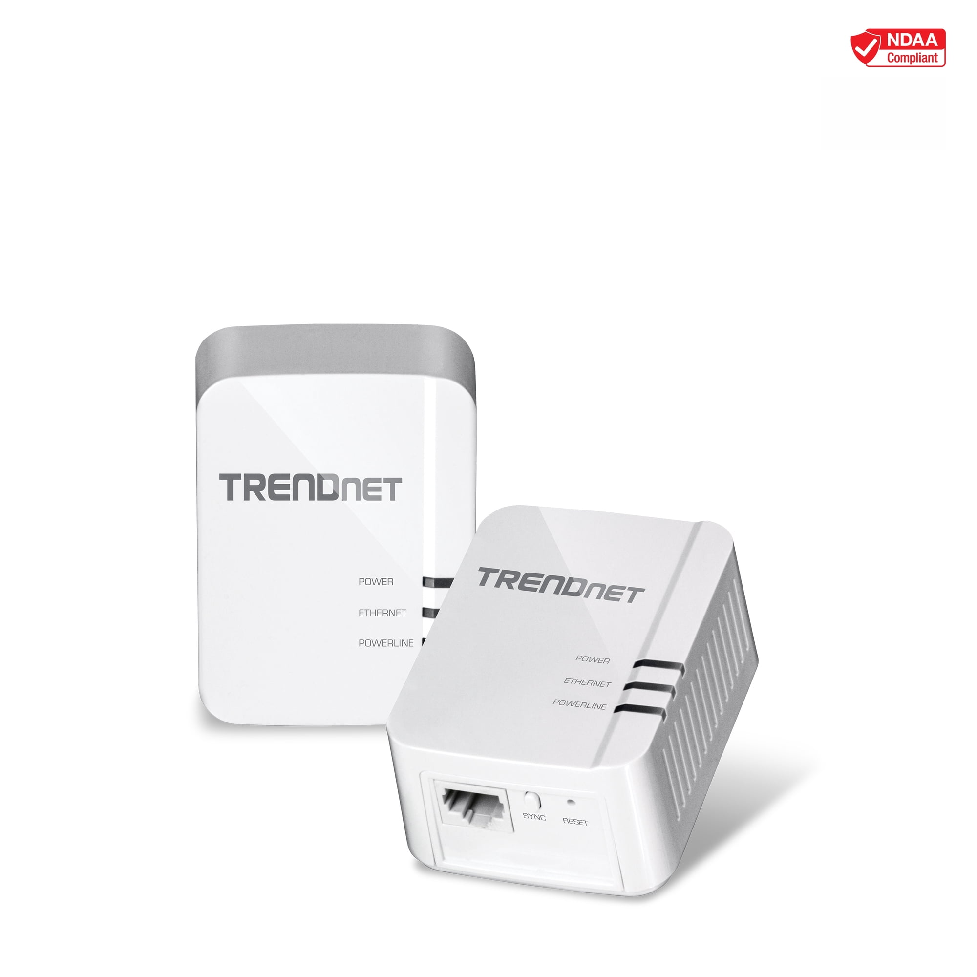 TRENDnet TPL-422E2K Powerline 1300 AV2 Adapter Kit, Includes 2 x TPL-422E Powerline Ethernet Adapters