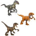 thumbnail image 2 of Set de trilogía MAGNETOE Jurassic Velociraptor, 3 figuras de acción con ataque, 2 of 6
