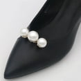 thumbnail image 6 of 1PC Women High Heel Shoe Clip Bride Shoe Decorations Charm Buckle Pearl Decoration Clips Big Pearl SILVER, 6 of 8