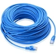 thumbnail image 2 of Cable Matters Snagless Long Cat6 Ultra Thin Ethernet Cable (Thin Cat6 Cable) in Blue 50 ft, 2 of 5