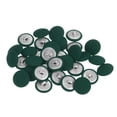 thumbnail image 1 of 50uds 32L Tela Paño Cubierto Botón 20mm Redondo Metal Vástago Costura Botones para Trajes Vestido Blusas, Militar Verde, 1 of 5