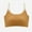 Yellow, variant on KIHOUT Womens Sport Bra Plus Size Fitness Bra With Chest Pad Sports Bra Women's Solid Color Small Suspender Nude Yoga