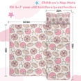 thumbnail image 5 of Pink Football Toddler Nap Mats for Kids Preschool,Sleeping Mat Bag or Kids,Toddler Sleeping Bag,Toddler Nap Mat or Daycare, 5 of 6