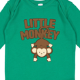 thumbnail image 3 of Inktastic Little Monkey Boys or Girls Long Sleeve Baby Bodysuit, 3 of 4