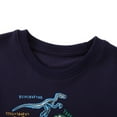 thumbnail image 5 of URMAGIC 2-7 Years Toddler Boy Crewneck Sweatshirt Glow in The Dark Dinosaur Shirts Long Sleeve Cartoon Solid Cotton Pullover Tops for Kids, 5 of 8