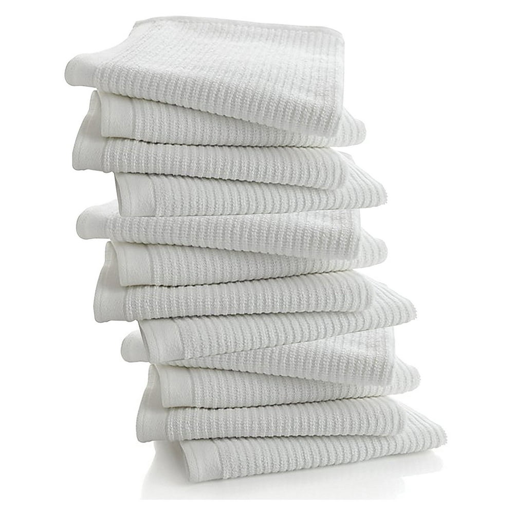 Living Fashions 12 Pack Bar Towels Bar Mop Cleaning Kitchen Towels