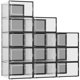 thumbnail image 1 of Cajas de almacenamiento de zapatos Kuject XXXL de plástico transparente, paquete de 12, 1 of 9