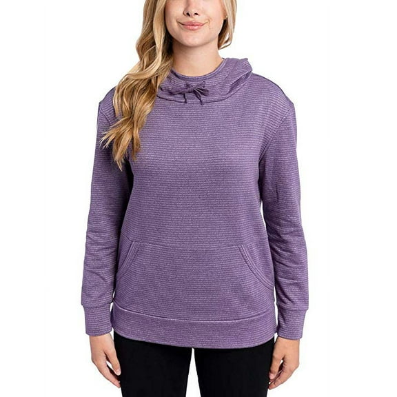 Champion Women's French Terry Hoodie, Purple, Small - NEW