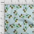 thumbnail image 1 of oneOone Cotton Flex Baby Blue Fabric Marigold Floral Craft Projects Decor Fabric Printed By The Yard 40 Inch Wide, 1 of 4