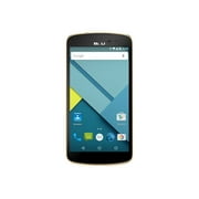 BLU Studio X Plus - 3G smartphone - dual-SIM - RAM 1 GB / Internal Memory 8 GB - microSD slot - LCD display - 5.5" - 1280 x 720 pixels - rear camera 8 MP - front camera 2 MP - gold