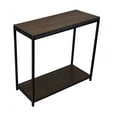 thumbnail image 2 of Eccostyle Rustic Bamboo Steel Entryway Table, Brown Matte, 2 of 7