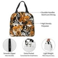 thumbnail image 4 of Easygdp Dogs Different Breeds Bolsa Térmica Premium - Tela Oxford Impermeable, Gran Capacidad, Bolsillo Frontal, Unisex para Trabajo, Escuela, Actividades al Aire Libre y Picnics, 4 of 8