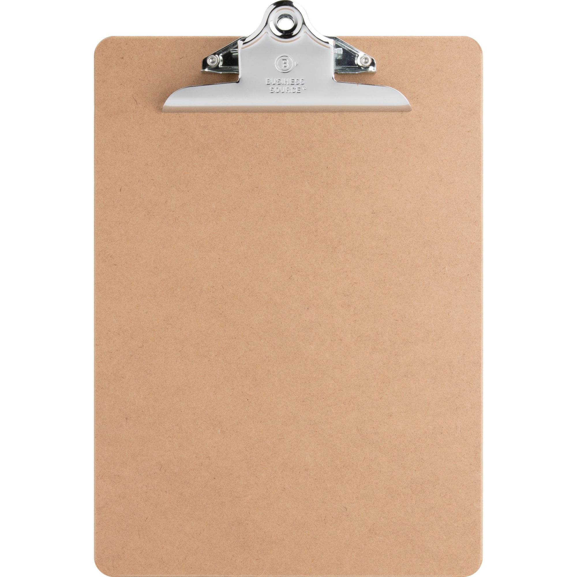 Business Source, BSN65637, Hardboard Clipboard, 1 Each, Brown