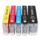 thumbnail image 2 of Ink Cartridge Professional Printer Cartridge for PIXMA TS706 TR7560 TR8560 TS6160 TS6260 Office Supplies BK BK C M Y, 2 of 5