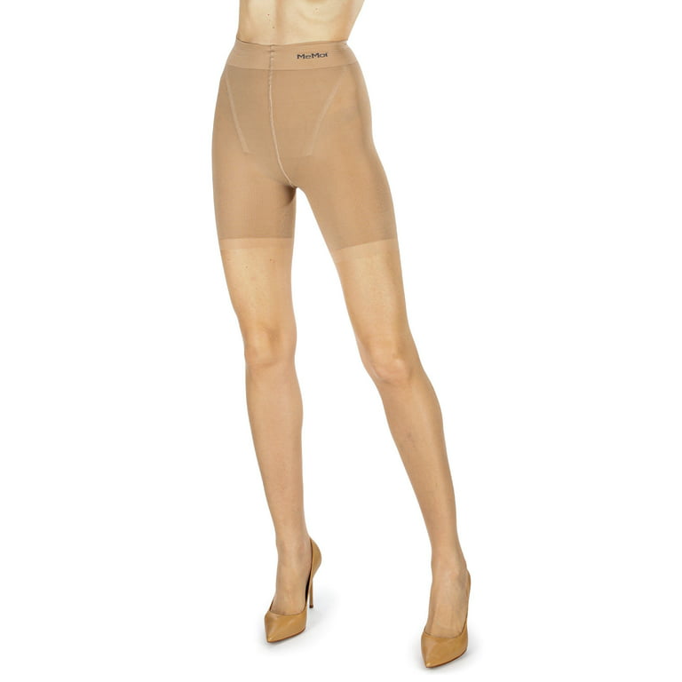 MeMoi Women's Thins Ultra Transparent Essential Longline Toner Control Top  LUXE Pantyhose - Mens - Male 