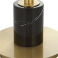 thumbnail image 4 of Uttermost Guard Transitional Metal Marble and Fabric Floor Lamp in Brass/Gold, 4 of 7