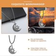 thumbnail image 2 of Collar con colgante de luna y sol, adorno para espejo retrovisor de coche --- Código de producto 51385, 2 of 4