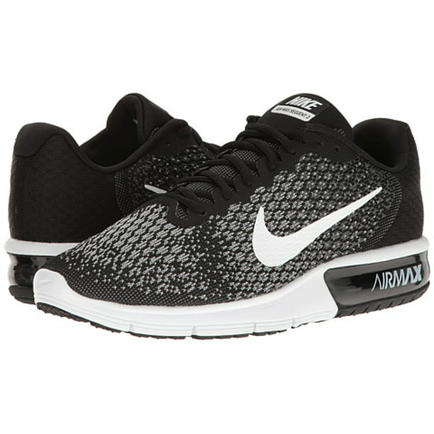adecuado Inconveniencia menú Nike AIR MAX SEQUENT 2 Mens Black Athletic Running Shoes - Walmart.com