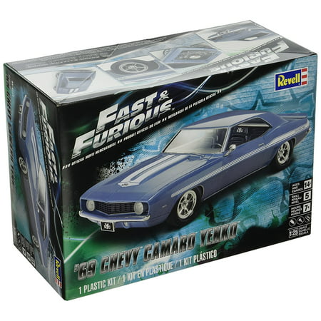 Fast & Furious 69 Chevy Yenko Camaro Model Kit, Construct your own Fast & Furious car with this challenging 107-piece model kit By