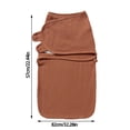 thumbnail image 2 of Organic Baby Sleeping Bag Swaddle for and Adjustable Wider Fastening Soft Breathable Comfortable Safe Sleep, 2 of 4