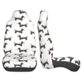 thumbnail image 3 of Sikiie Dachshund Dog Puppy Car Seat Protector 2 Pack Car Seat Cushion Mat, Car Seat Covers for SUV, Truck, Van, 3 of 7