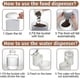 thumbnail image 4 of Gravity Cat Feeder with 2.1L Capacity, BPA Free, Food Grade Plastic, Automatic, Eco-Friendly, 4 of 5