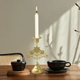 thumbnail image 1 of Wedding Table Decorations,Home Metal Crafts Vintage Candlelight Dinner Props Romantic Table Decoration Candlestick Ornaments, 1 of 6