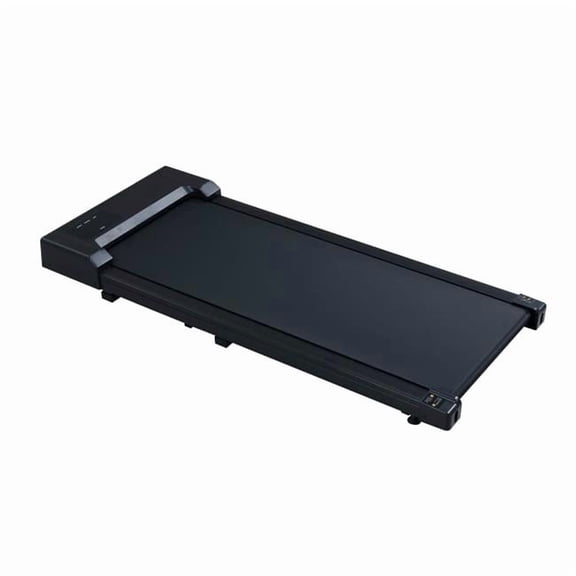 4 Supply D010275PLCP 2.5 HP Under Desk Treadmill, Portable Walking Pad for Home & Office, Compact Running & Walking Machine with Remote Control, LED Display - Black & Gray